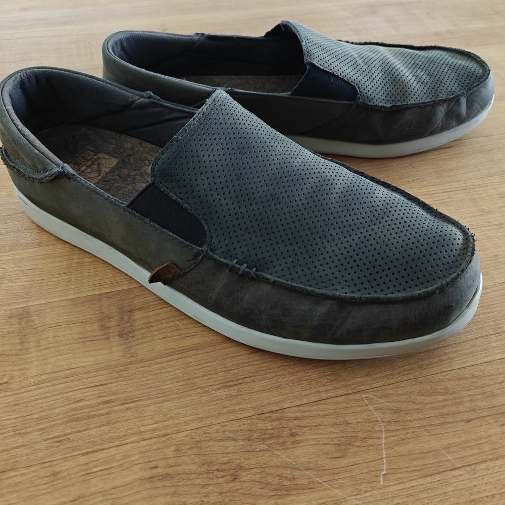 Men's Slip-On Loafers - Dark Green
